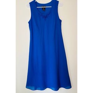 Kpetite Dress Blue Size 12P